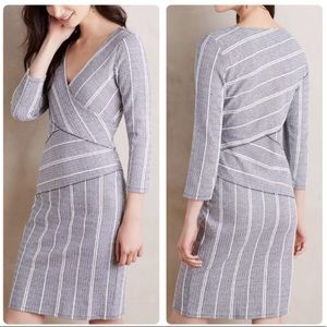 NWT Anthropologie Maeve Blue stripe dress